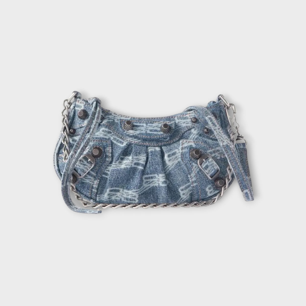 Balenciaga Denim Le Cagole Mini Bag