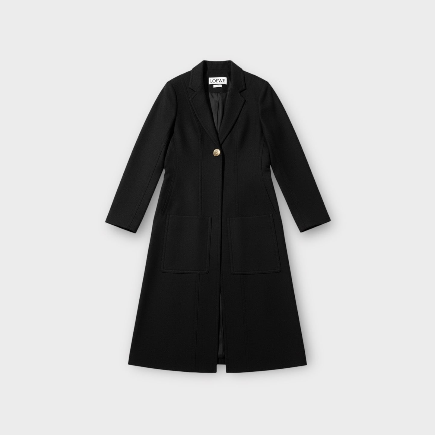 Loewe Wool Patched Coat