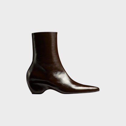Khaite Sybil Calfskin Ankle Boots
