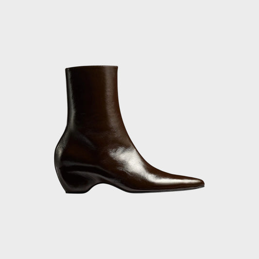Khaite Sybil Calfskin Ankle Boots