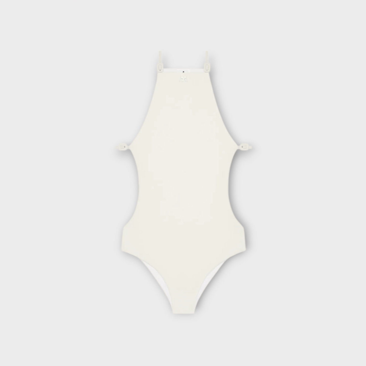Courrèges Cut Out One Piece Swimsuit