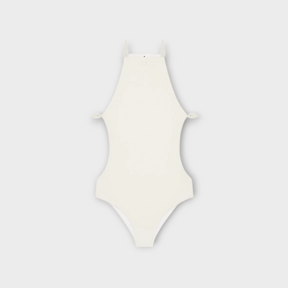 Courrèges Cut Out One Piece Swimsuit