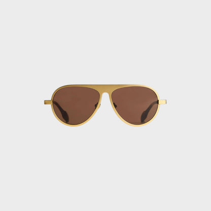 JW Anderson Jwa05 Aviator Titanium Sunglasses