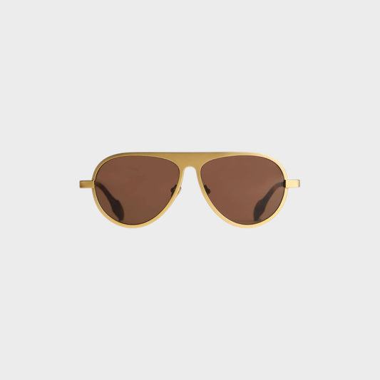 JW Anderson Jwa05 Aviator Titanium Sunglasses