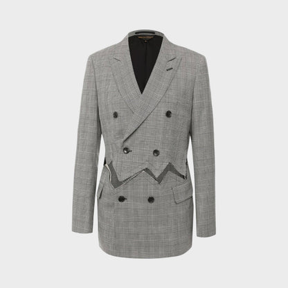 Comme des Garcons Wool Glen Check Blazer