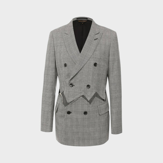 Comme des Garcons Wool Glen Check Blazer