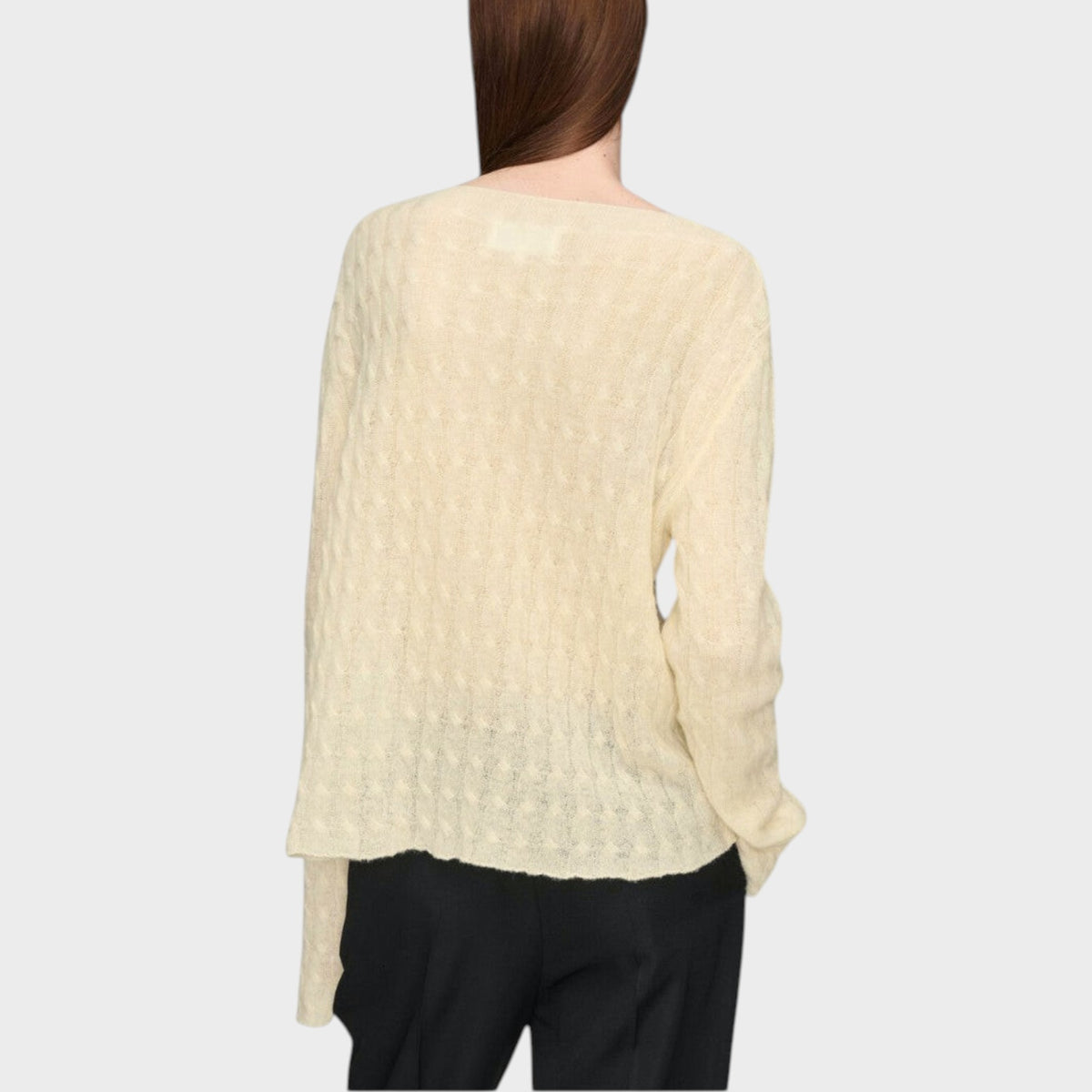 Maison Margiela Wool & Cashmere Braided Sweater