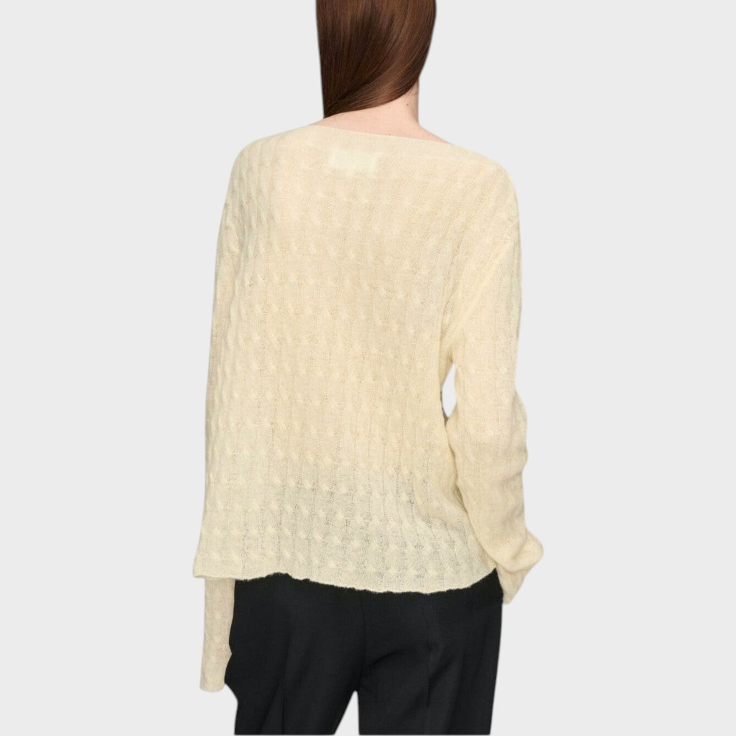 Maison Margiela Wool & Cashmere Braided Sweater