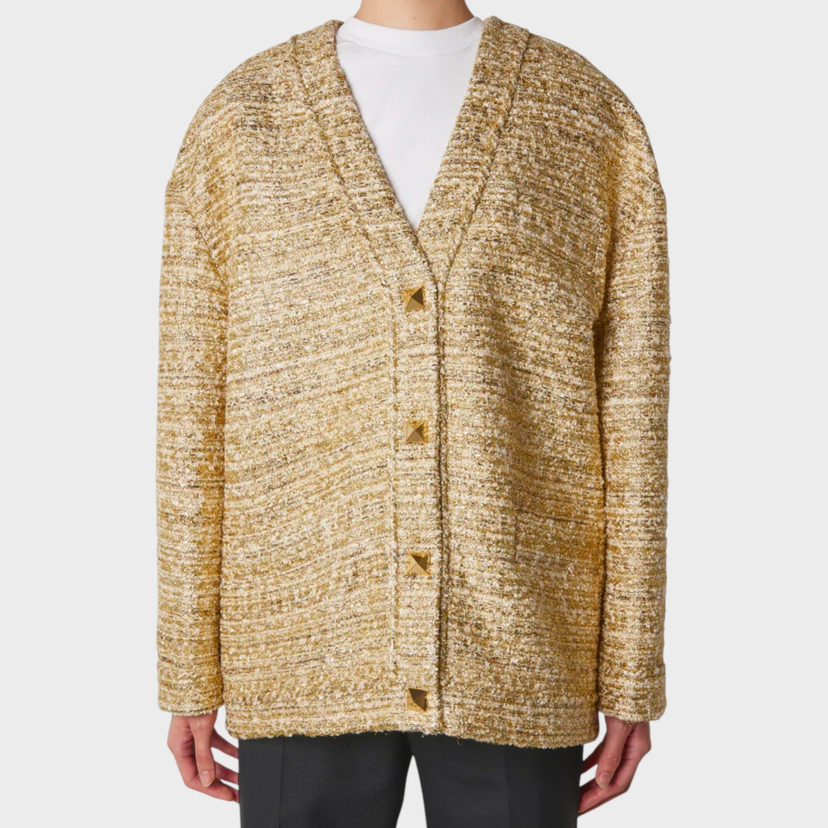 Valentino Tweed Cardigan