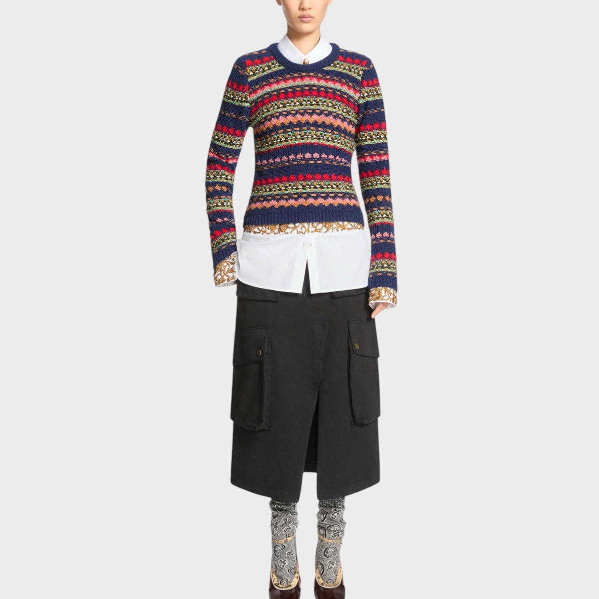 Dries Van Noten Tedd Wool Sweater