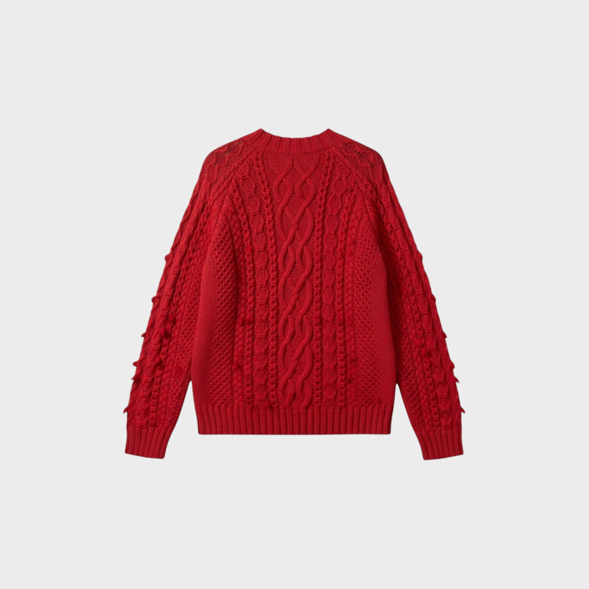 Valentino Wool Aran Pattern Sweater