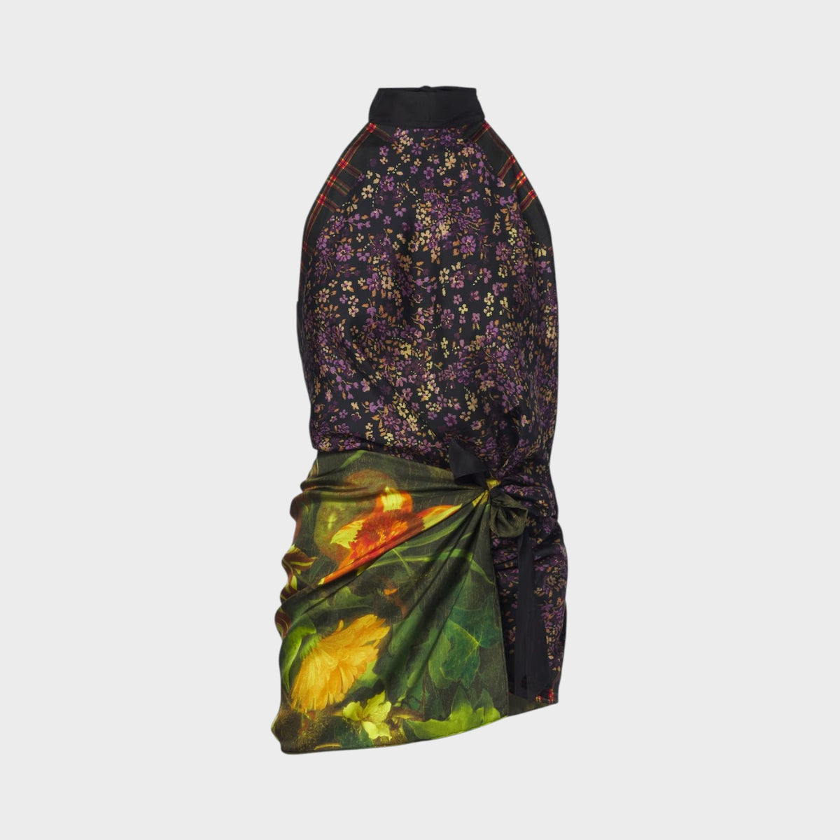 Dries Van Noten Carfy Silk Scarf Top