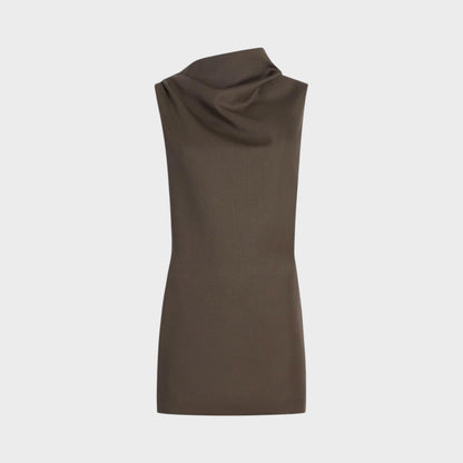 Khaite Astor Virgin Wool Mini Dress