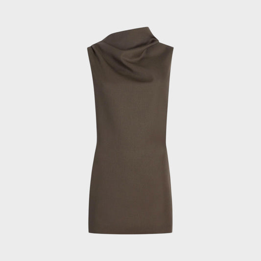 Khaite Astor Virgin Wool Mini Dress