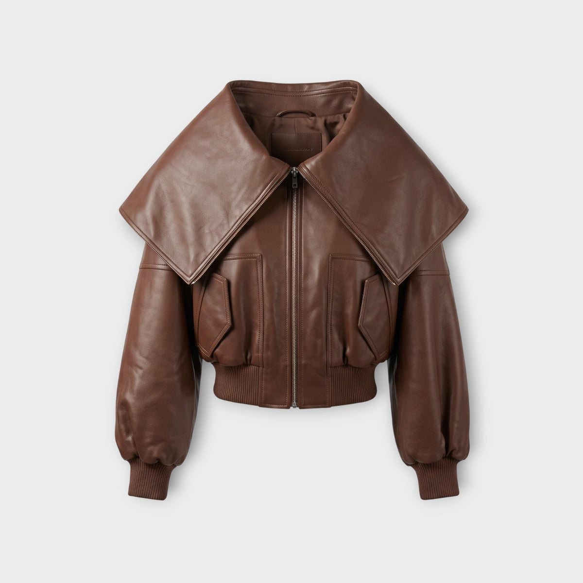 Balenciaga Lamb Leather Bomber Jacket