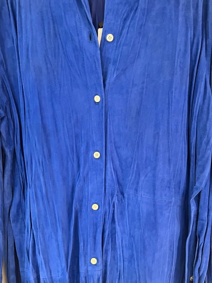 Loewe Suede Crinkle Asymetric Shirt