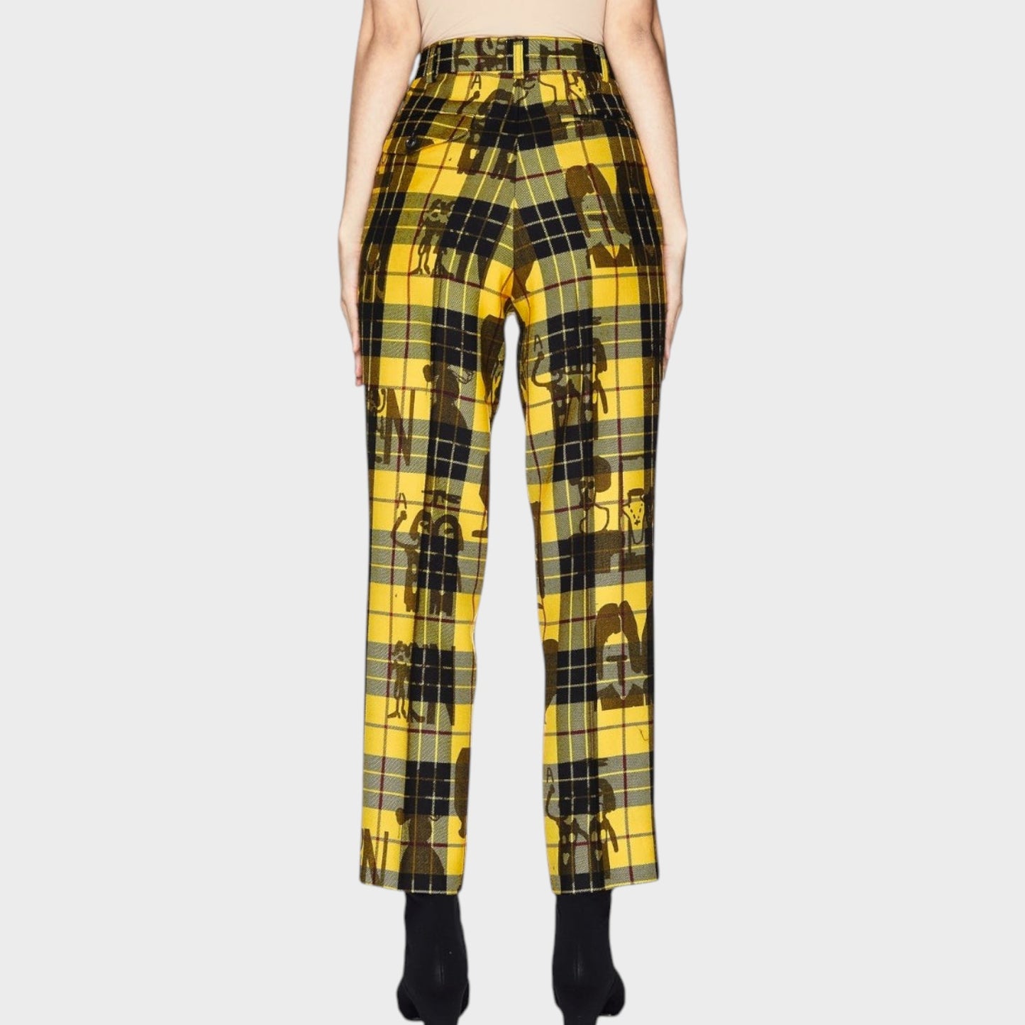 Comme des Garcons Wool Gingham Check Trousers