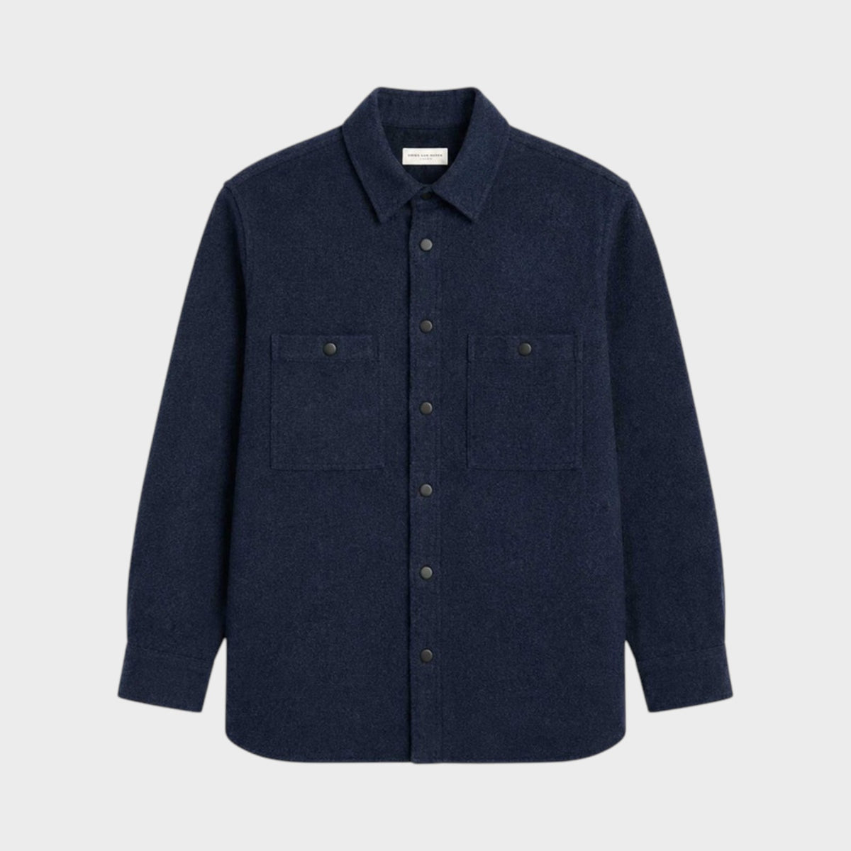 Dries Van Noten Cromo Wool Overshirt