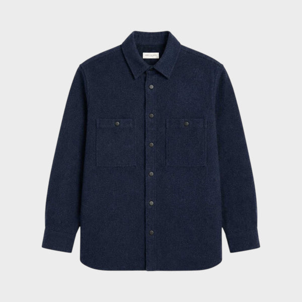 Dries Van Noten Cromo Woll-Overshirt