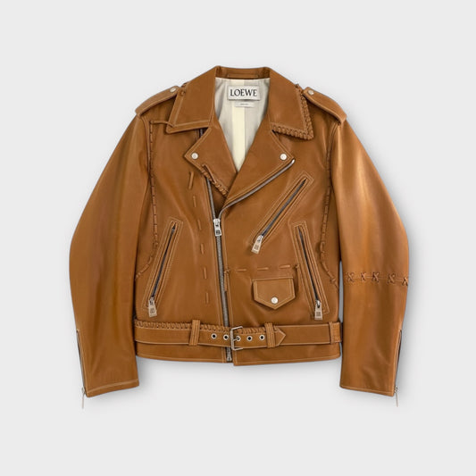 Loewe Leather Biker Jacket