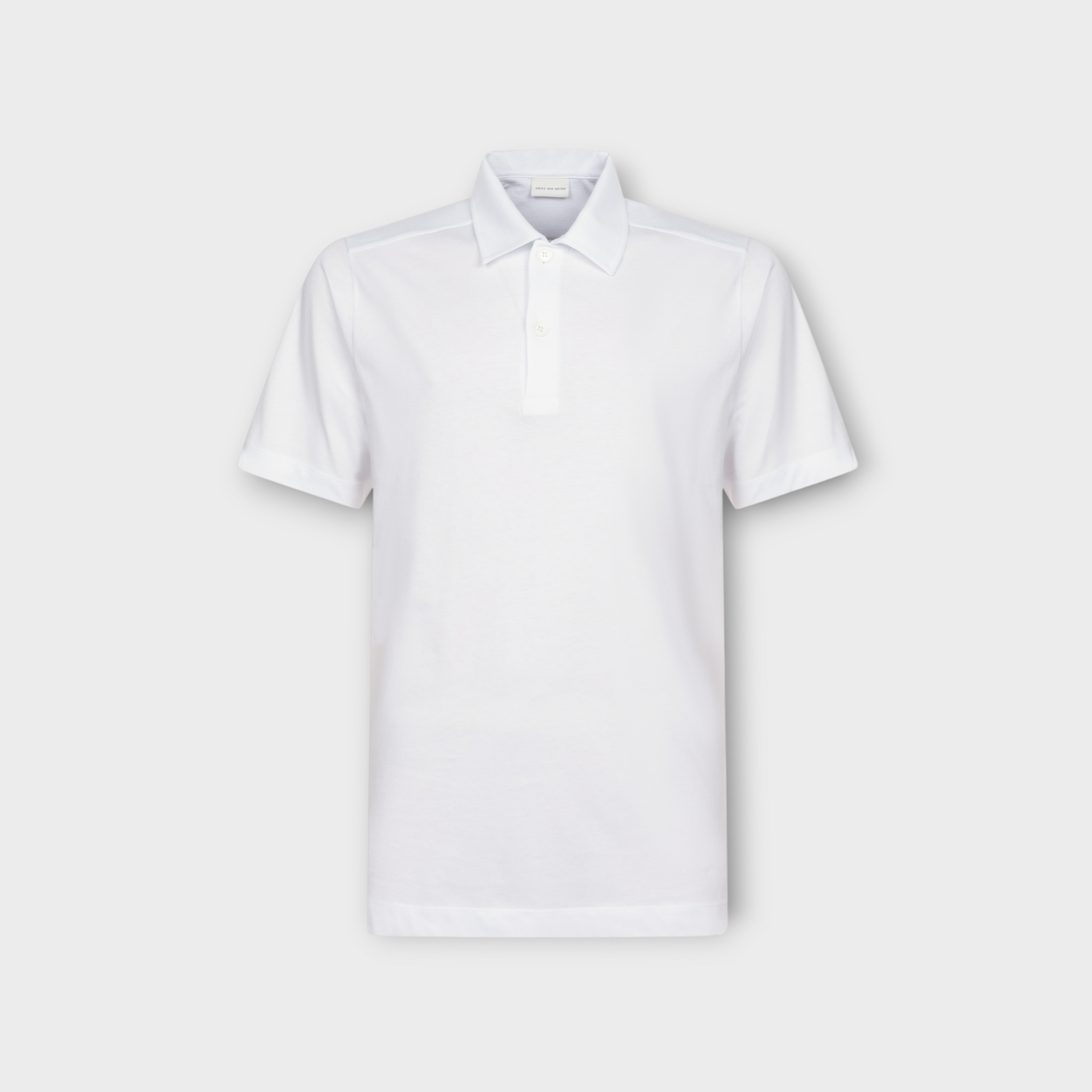 Dries Van Noten White Helder Polo