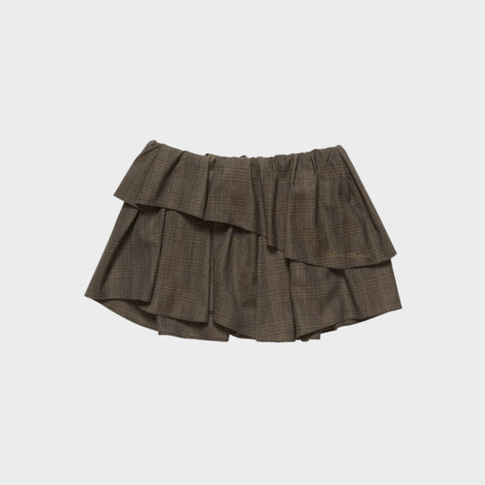 Acne Studios Wool Pleated Mini Skirt