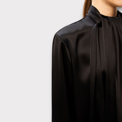 Loewe Lavalliere Satin Blouse
