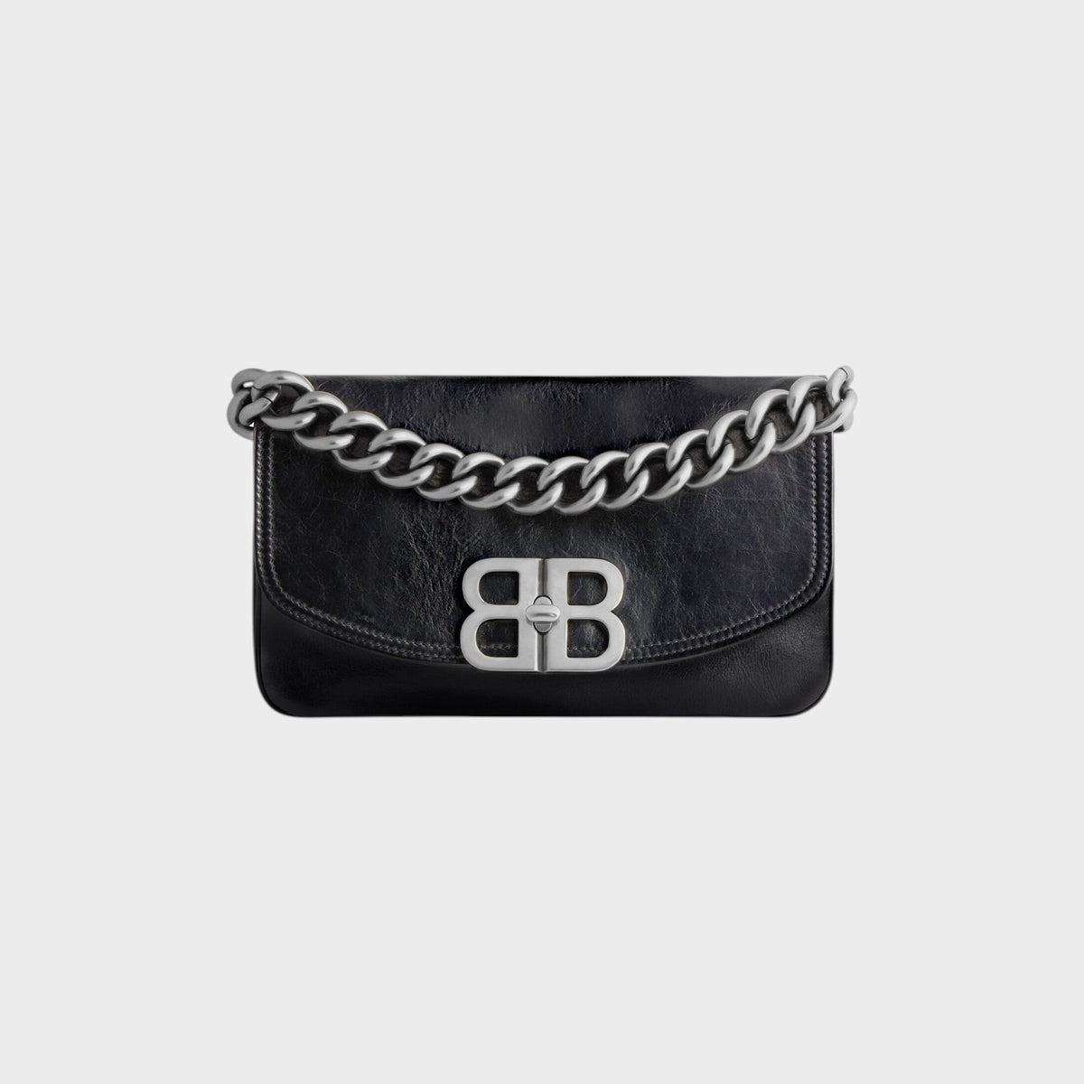 Balenciaga BB Calfskin Flap Envelope Small Bag