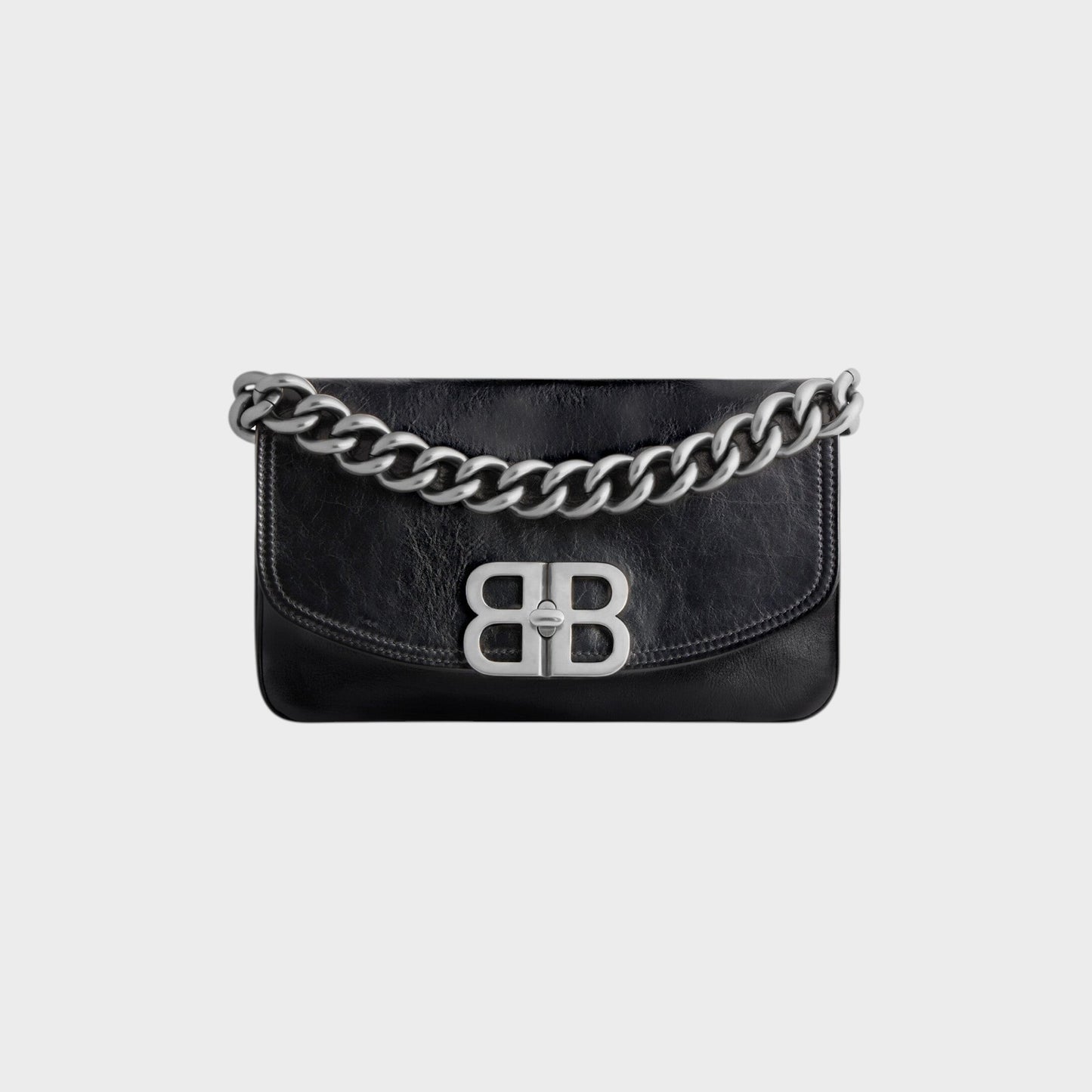 Balenciaga BB Calfskin Flap Envelope Small Bag