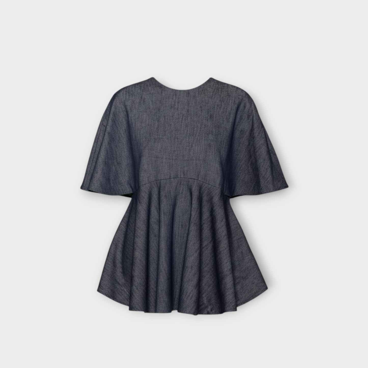 Ashlyn Zephy Linen-Blend Blouse