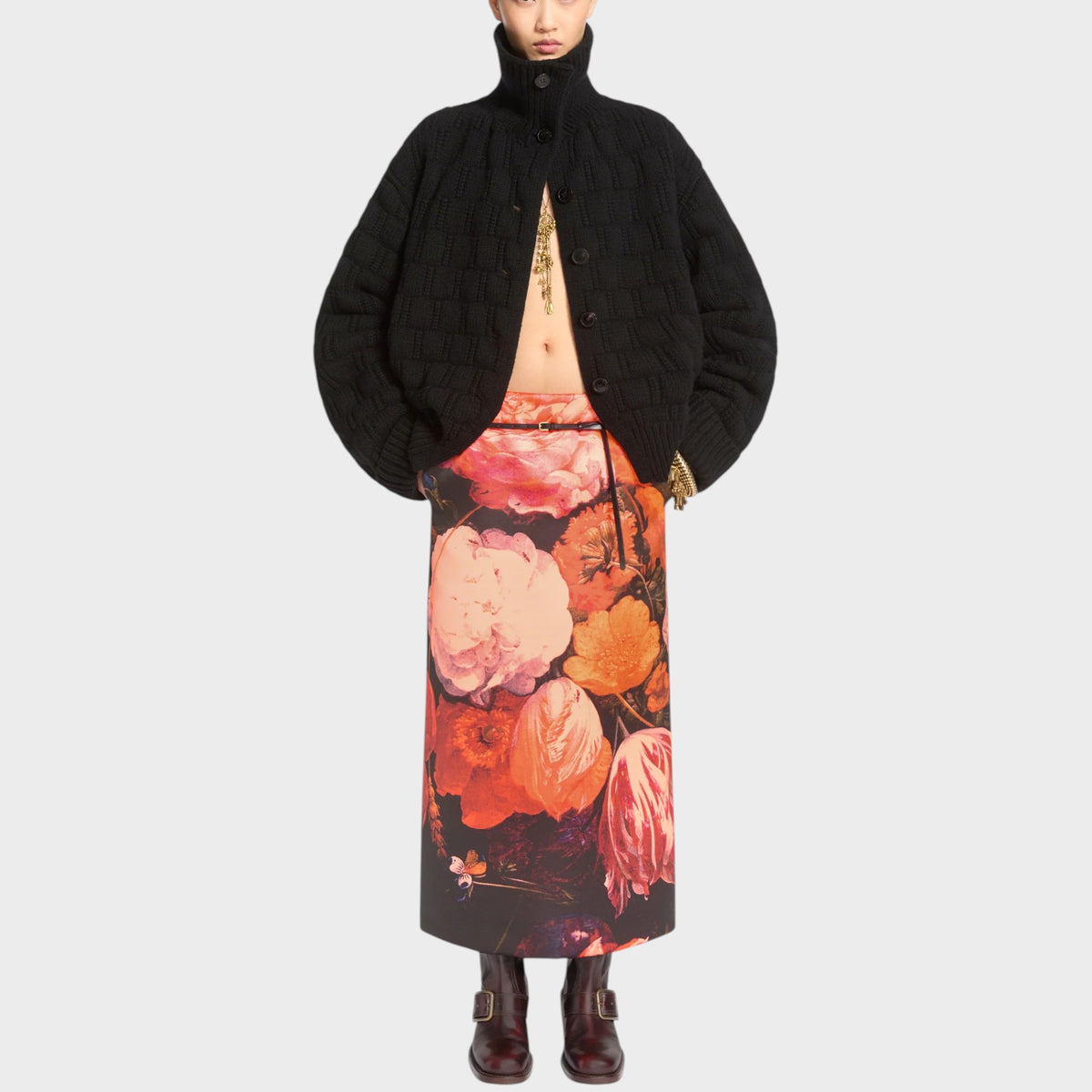 Dries Van Noten Terino Wool Mix Cardigan