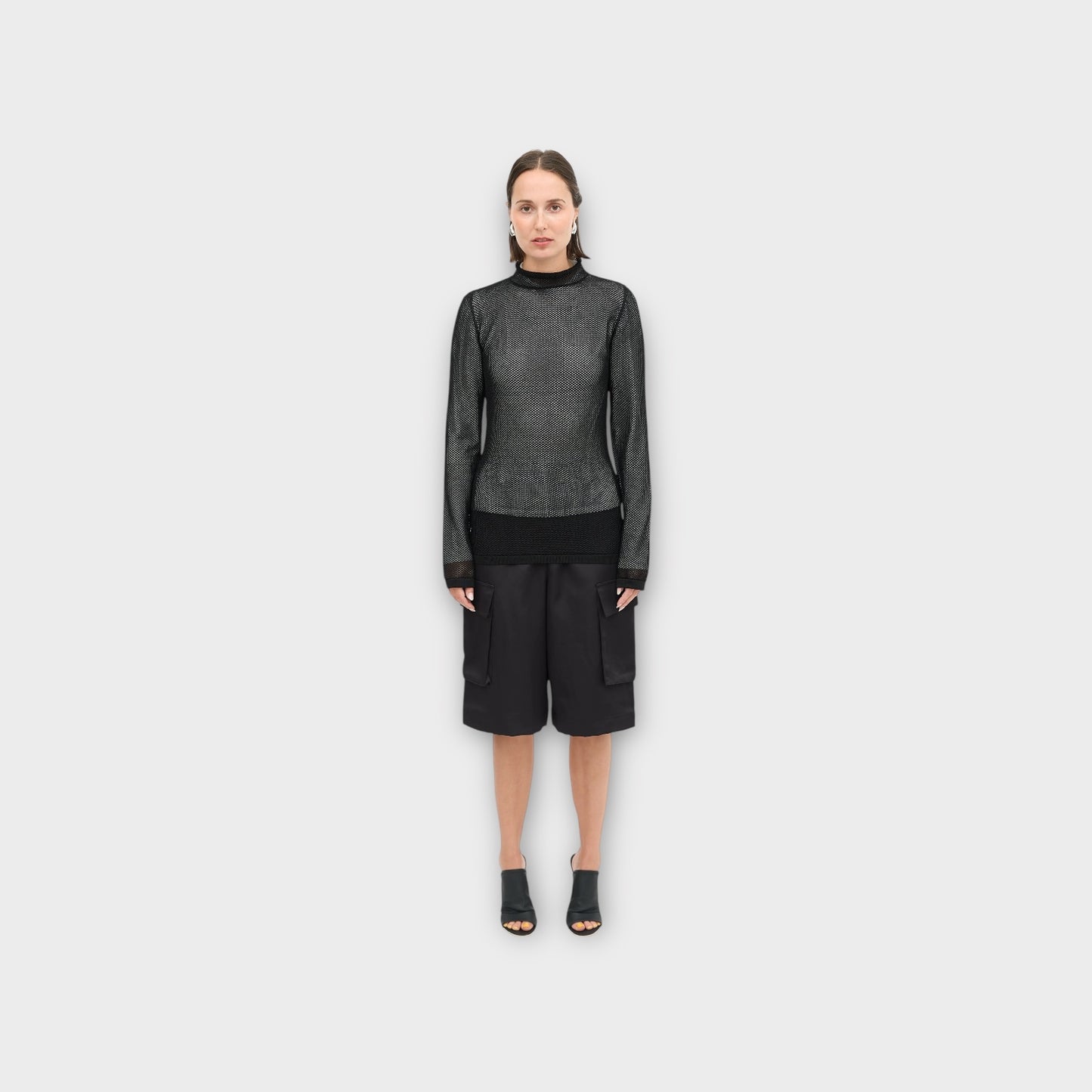 Loewe Double Mesh Turtleneck Top