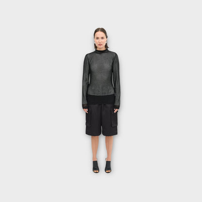 Loewe Double Mesh Turtleneck Top