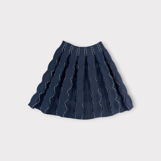 Alaïa Cascade Semi Frilled Skirt