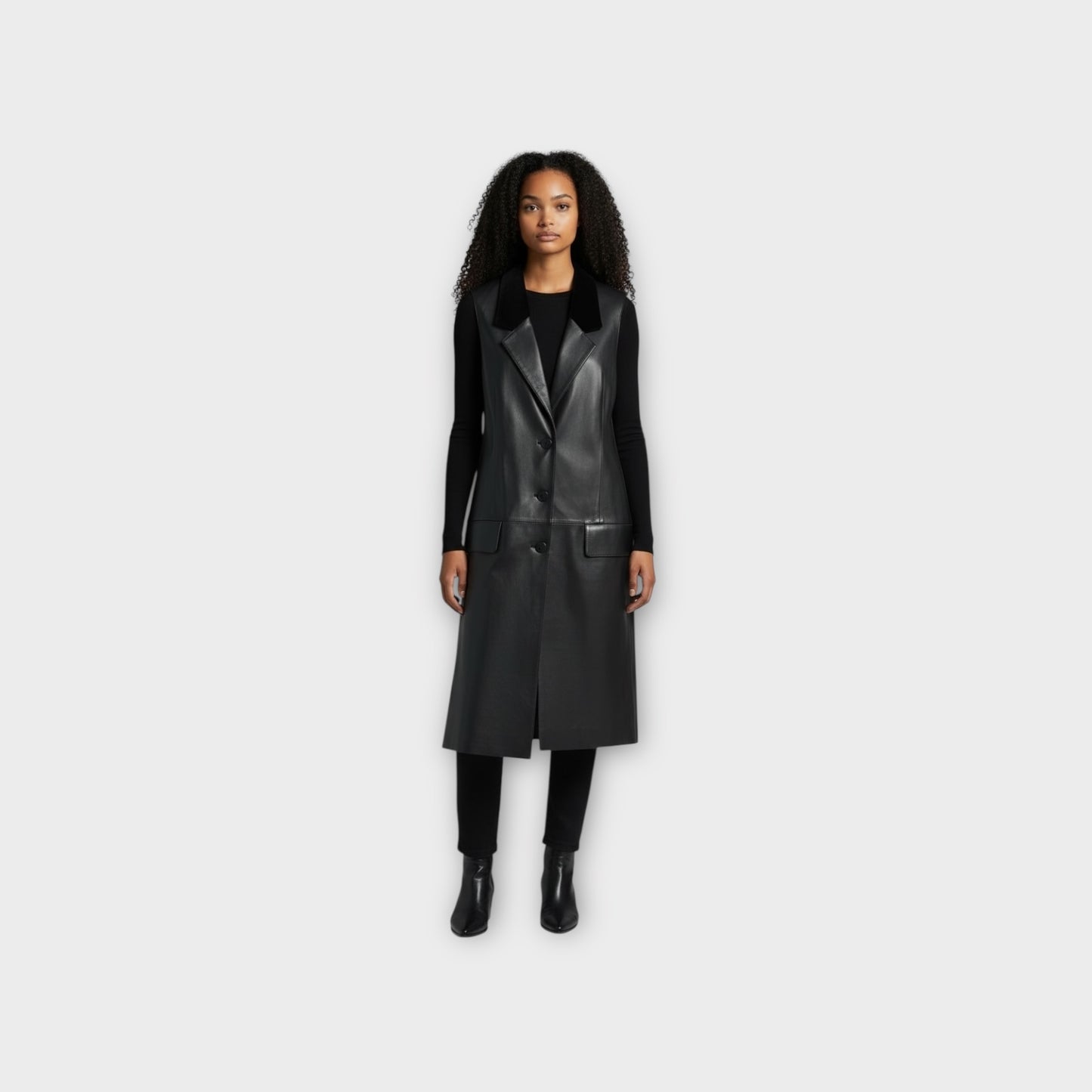 Loewe Suede Leather Vest Jacket