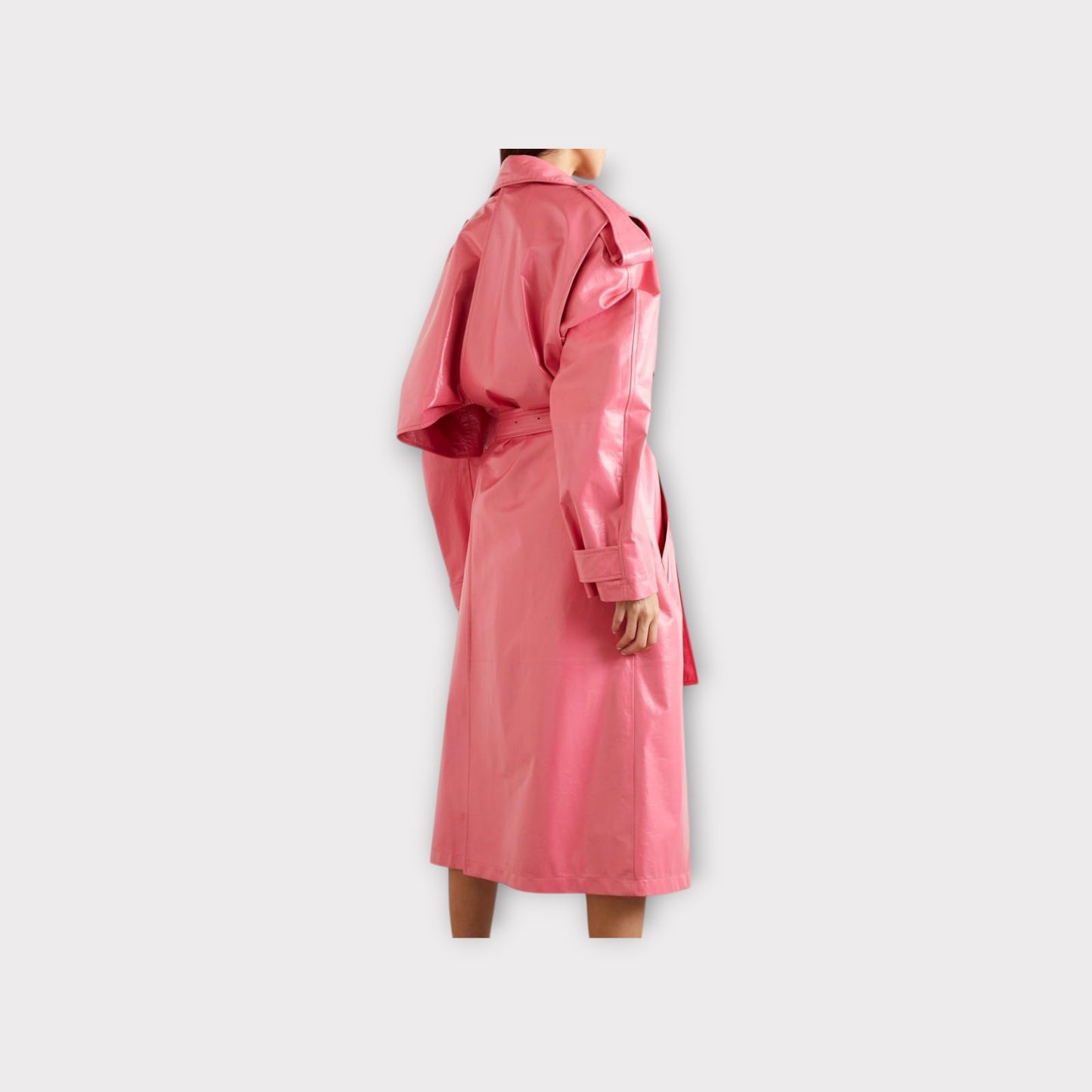 Bottega Veneta Lambskin Trench Coat