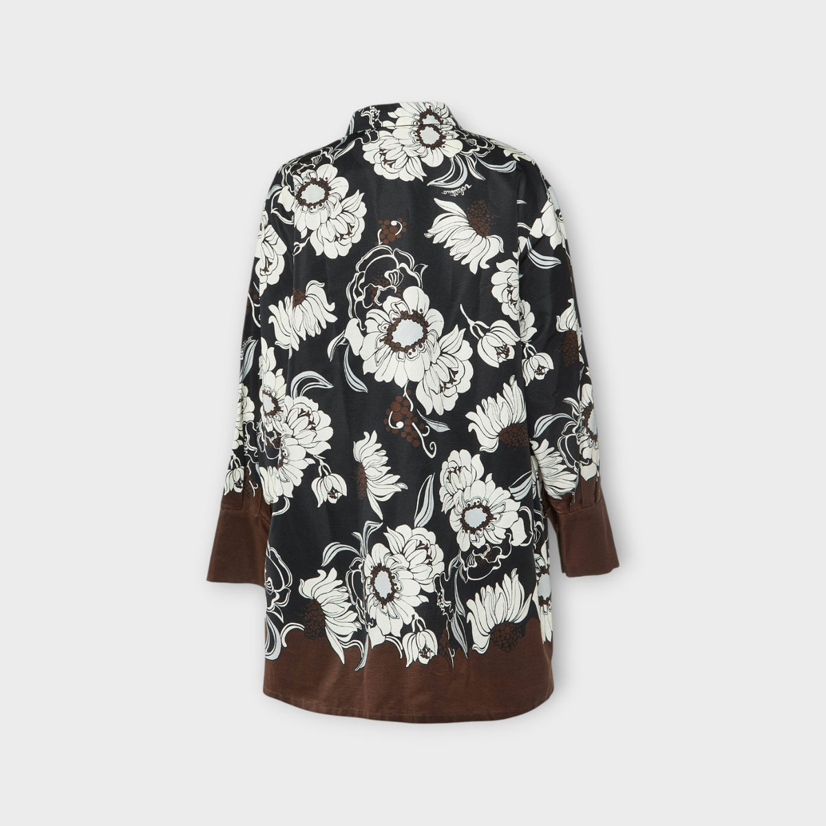 Valentino Cotton & Silk Mini Shirt Dress