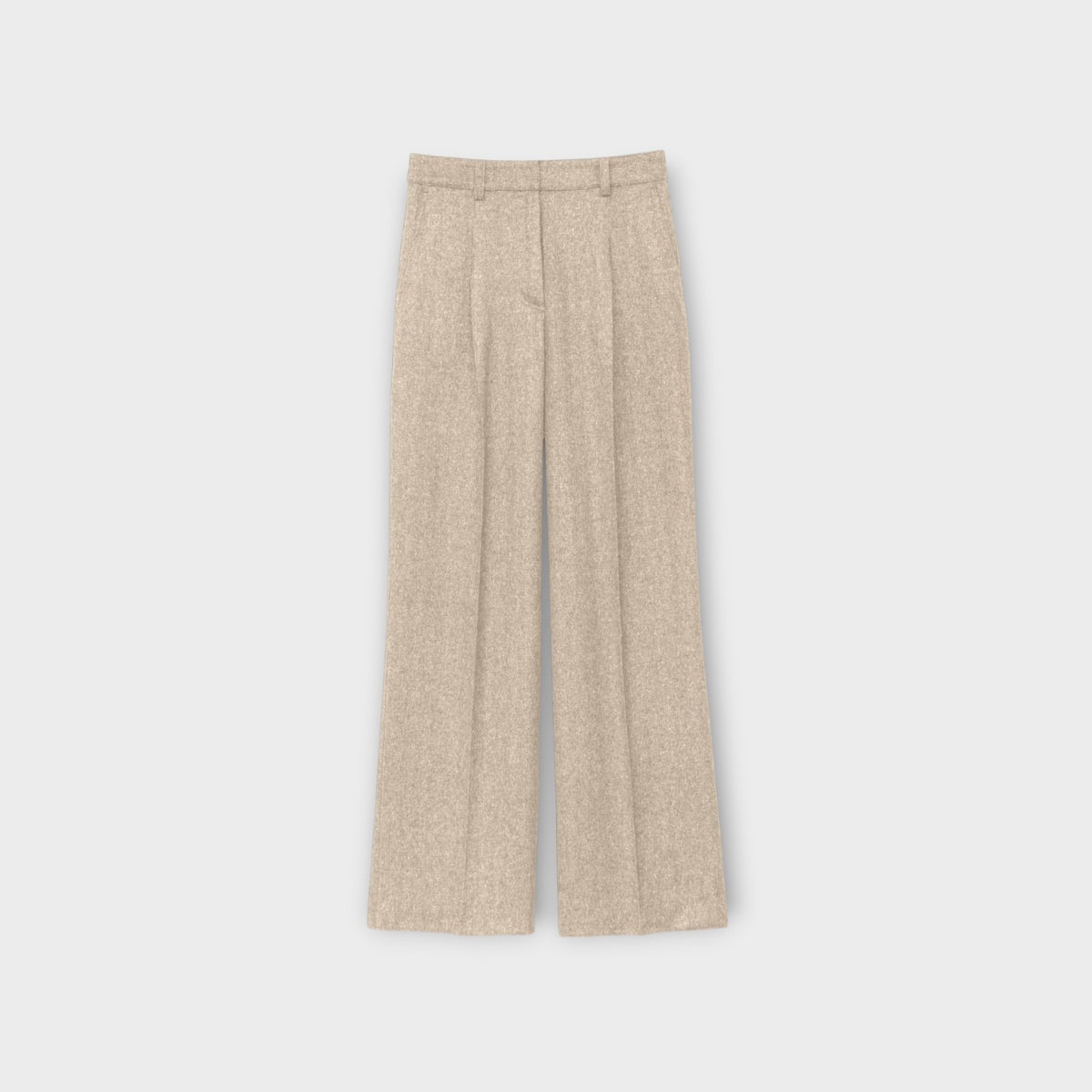 Iris von Arnim Venia Wool & Silk Herringbone Pants