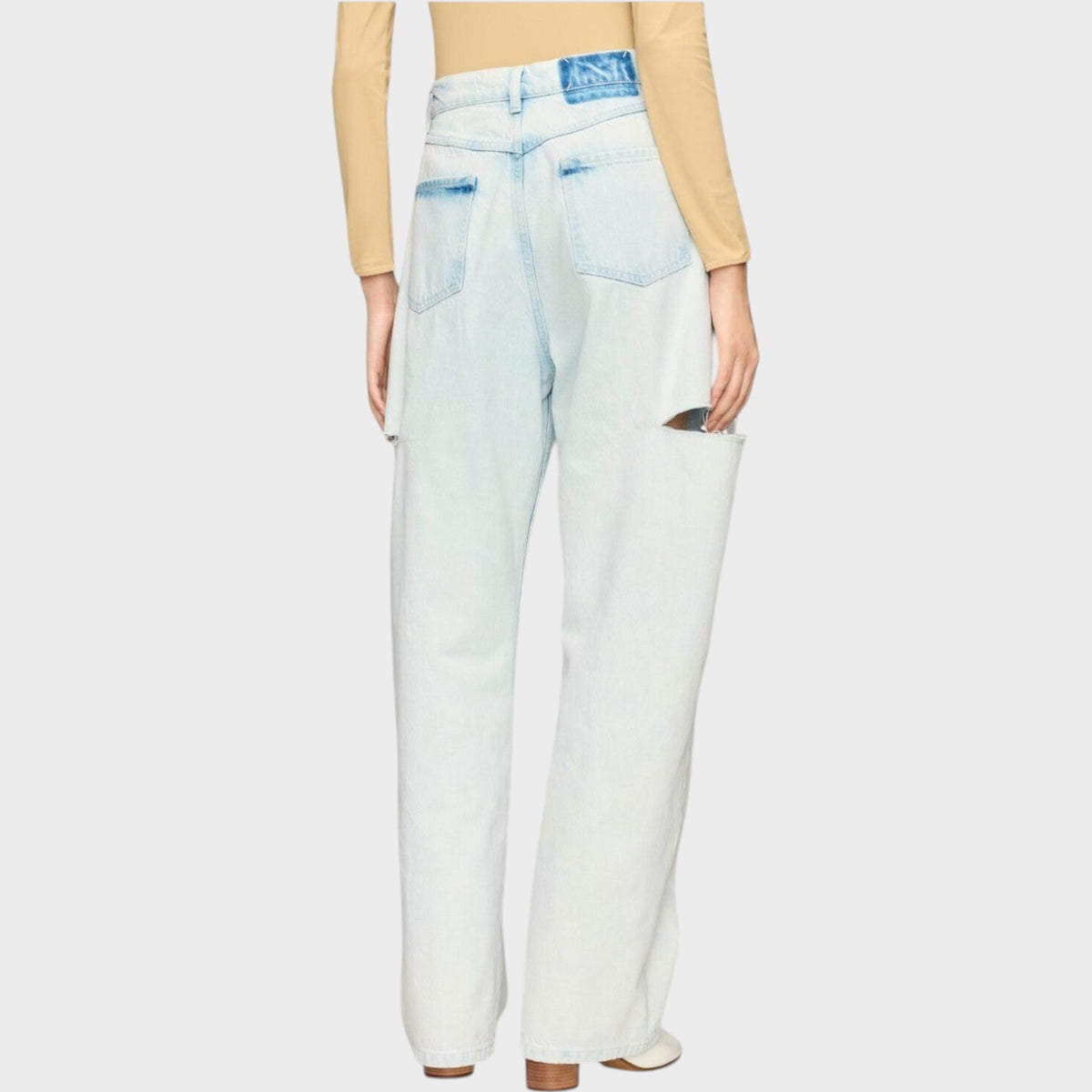 Maison Margiela Cut Out Denim Jeans