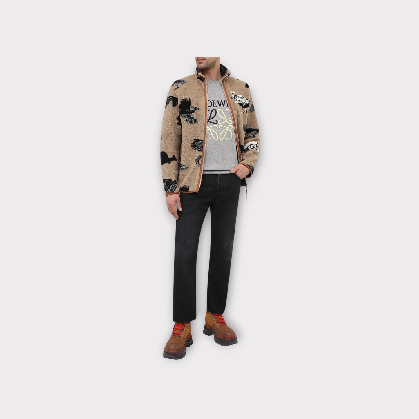 Loewe Jacquard Fleece Jacket