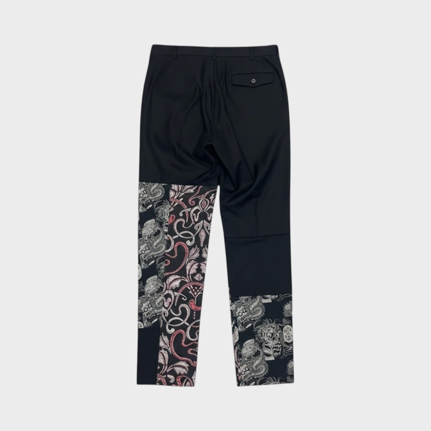 Comme des Garcons Homme Plus Wool Embroidered Trousers