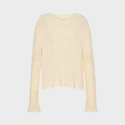 Maison Margiela Wool & Cashmere Braided Sweater