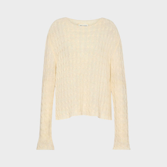 Maison Margiela Wool & Cashmere Braided Sweater