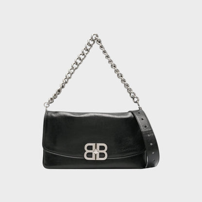 Balenciaga BB Calfskin Flap Envelope Small Bag