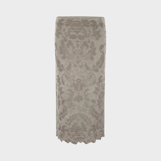Julie Kegels Kamask Zigzag Midi Skirt