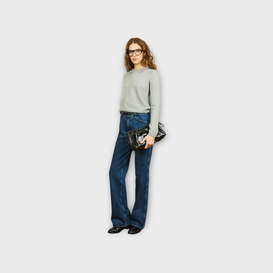 Alexandra Golovanoff Milan Cashmere & Silk Polo