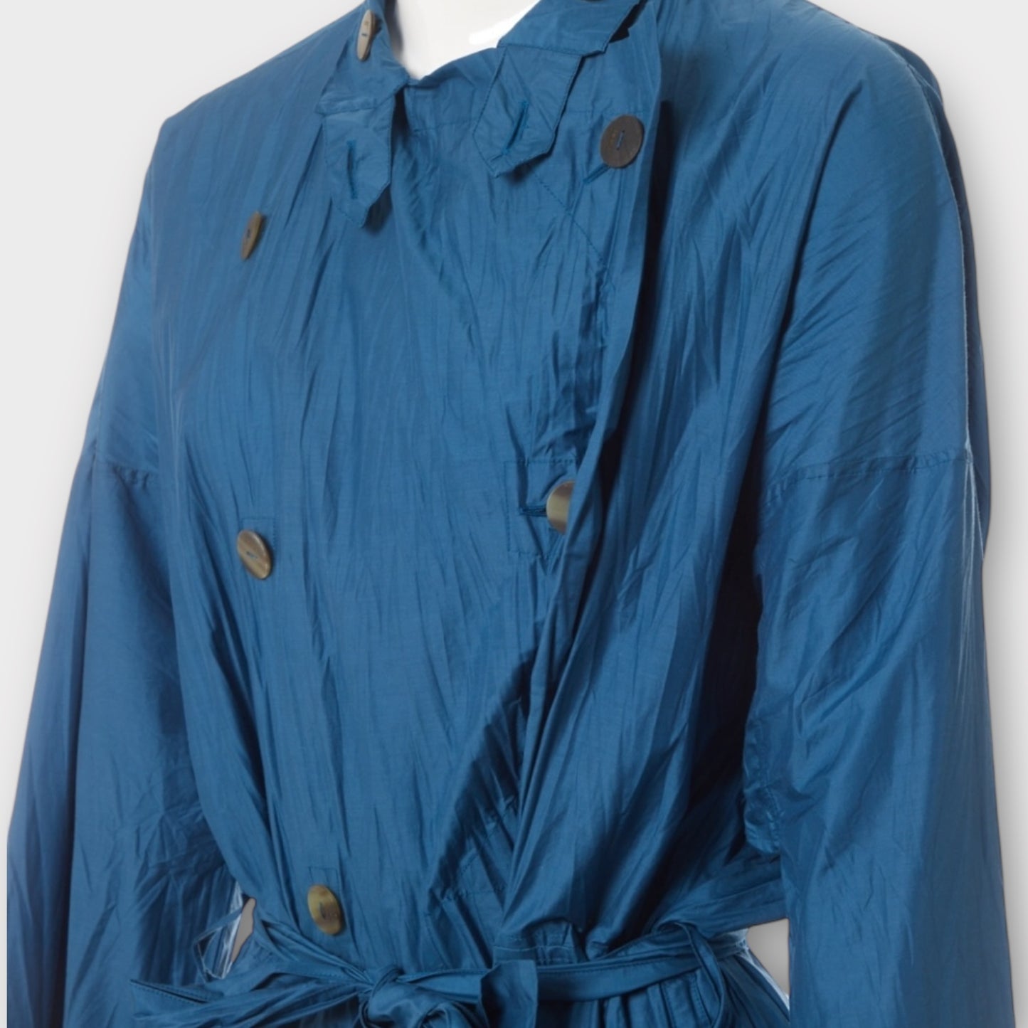 Loewe Pleated Crinkled Trench Coat