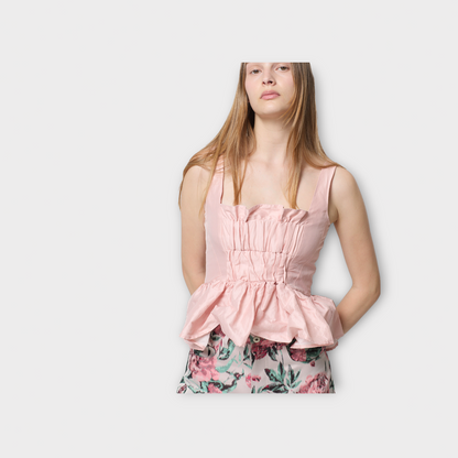 Marques' Almeida Wrinkled Gathered Top