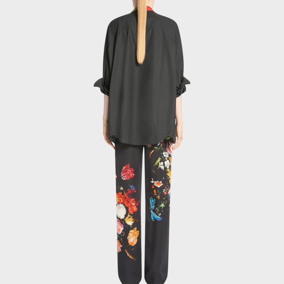 Dries Van Noten Casia Cotton Oversized Shirt
