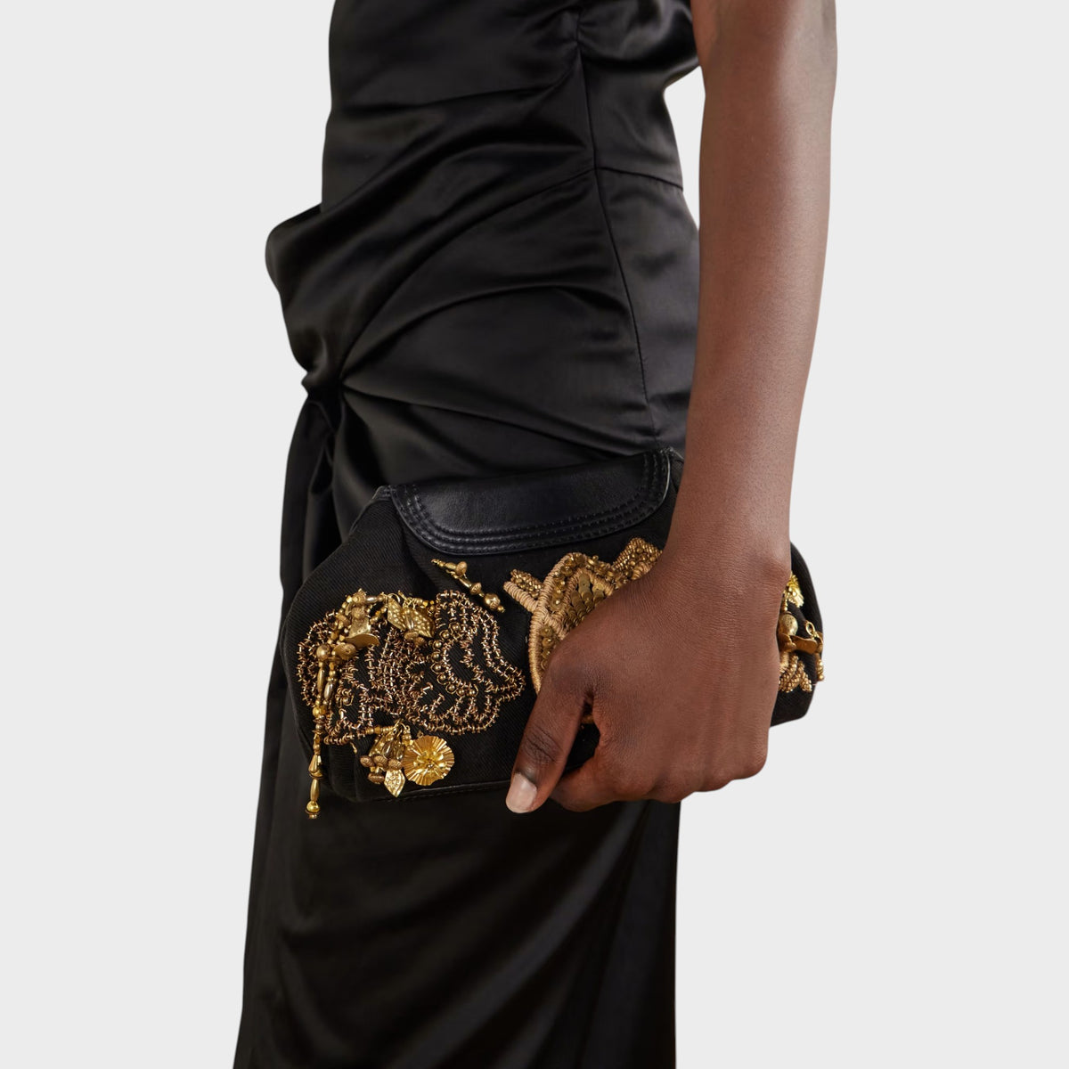 Dries Van Noten Blossom Pouch Bag